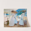 Under the Awning, Zarauz by Joaquín Sorolla