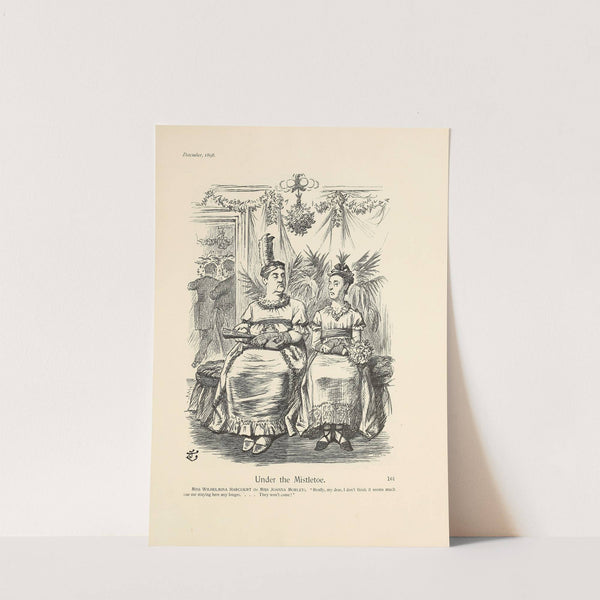 Under the Mistletoe by Sir John Tenniel