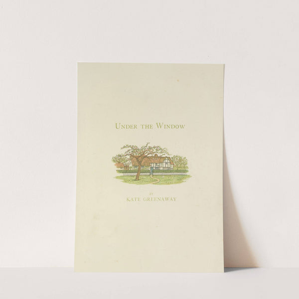 Under the window;pictures & rhymes for children Pl.02 (1878) by Kate Greenaway