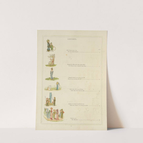 Under the window;pictures & rhymes for children Pl.09 (1878) by Kate Greenaway