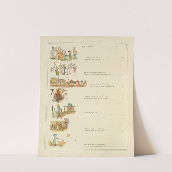 Under the window;pictures & rhymes for children Pl.11 (1878) by Kate Greenaway