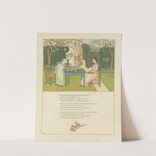 Under the window;pictures & rhymes for children Pl.18 (1878) by Kate Greenaway