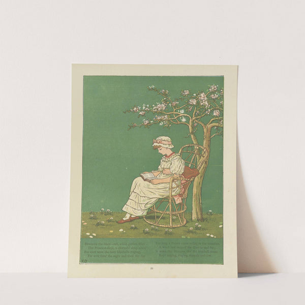 Under the window;pictures & rhymes for children Pl.22 (1878) by Kate Greenaway