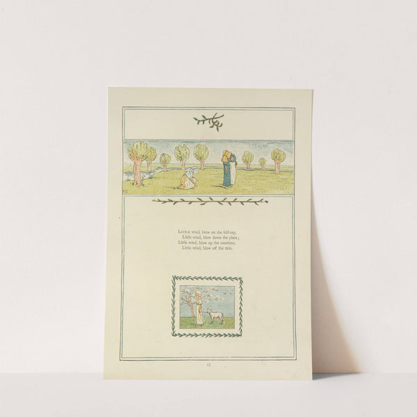 Under the window;pictures & rhymes for children Pl.24 (1878) by Kate Greenaway