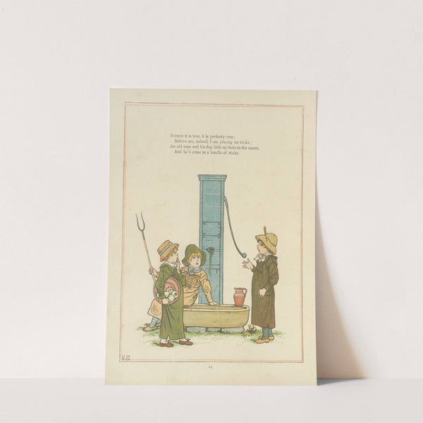 Under the window;pictures & rhymes for children Pl.25 (1878) by Kate Greenaway