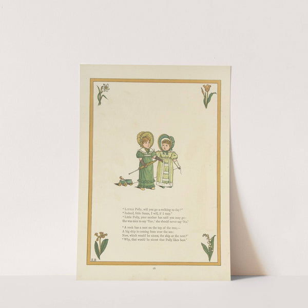 Under the window;pictures & rhymes for children Pl.27 (1878) by Kate Greenaway