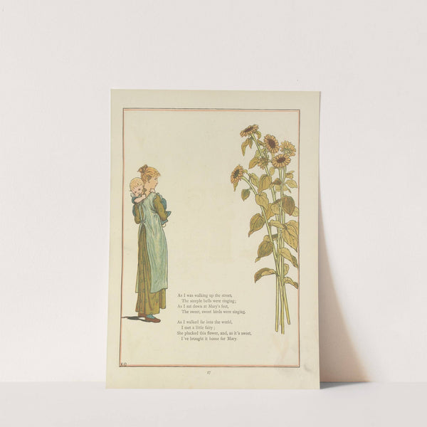 Under the window;pictures & rhymes for children Pl.28 (1878) by Kate Greenaway