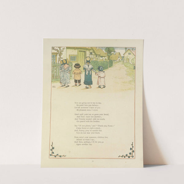 Under the window;pictures & rhymes for children Pl.32 (1878) by Kate Greenaway