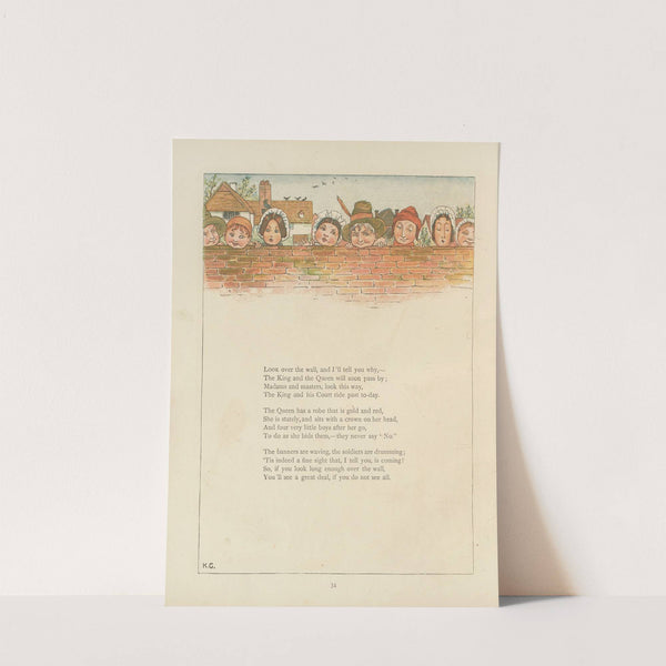 Under the window;pictures & rhymes for children Pl.35 (1878) by Kate Greenaway