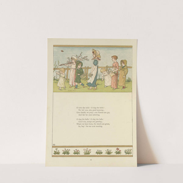 Under the window;pictures & rhymes for children Pl.43 (1878) by Kate Greenaway