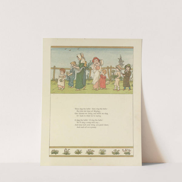 Under the window;pictures & rhymes for children Pl.44 (1878) by Kate Greenaway