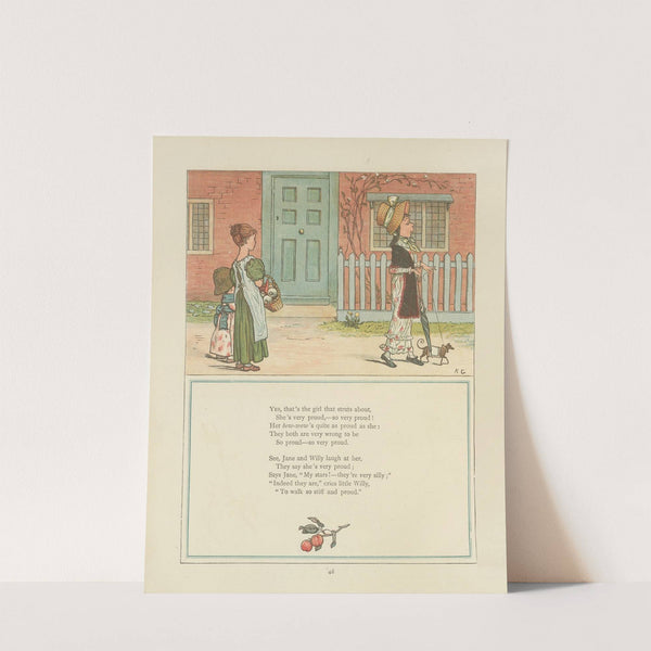 Under the window;pictures & rhymes for children Pl.47 (1878) by Kate Greenaway