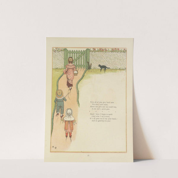 Under the window;pictures & rhymes for children Pl.52 (1878) by Kate Greenaway