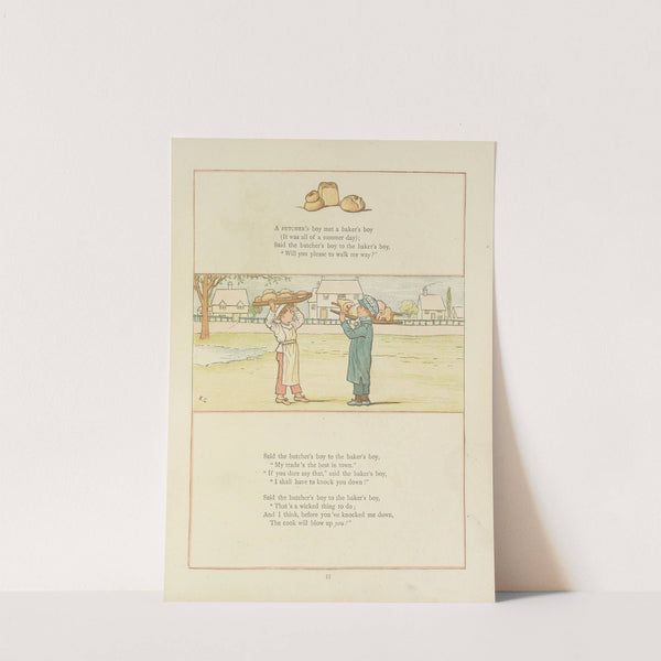 Under the window;pictures & rhymes for children Pl.54 (1878) by Kate Greenaway