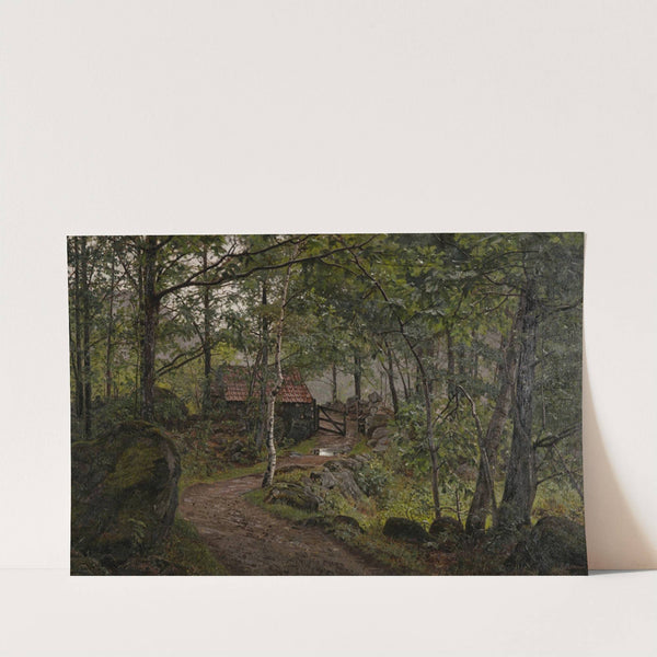 Under trærne, Hoven ved Mandal by Amaldus Nielsen