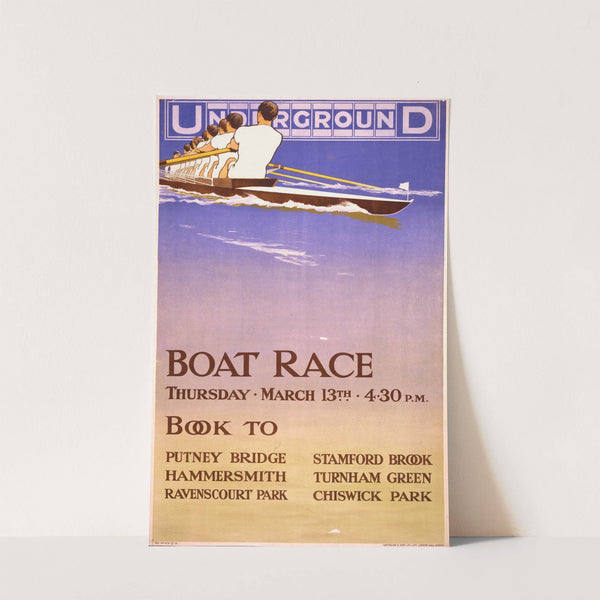Underground Boat race (1913) by Waterlow and Sons, Ltd