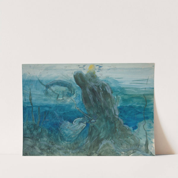 Underwater scene by Edwin Austin Abbey