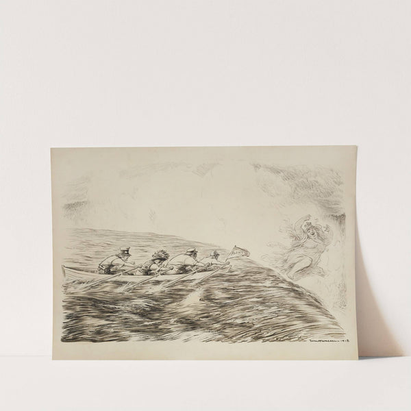 Undine. No danger if they pull together (1918) by William Henry Walker