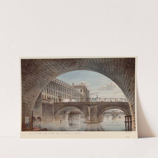 Une arcade du Pont au Double (1779) by Victor-Jean Nicolle