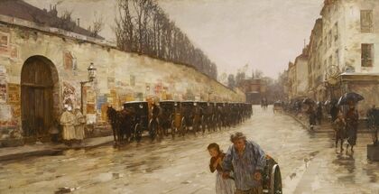 Une Averse—rue Bonaparte