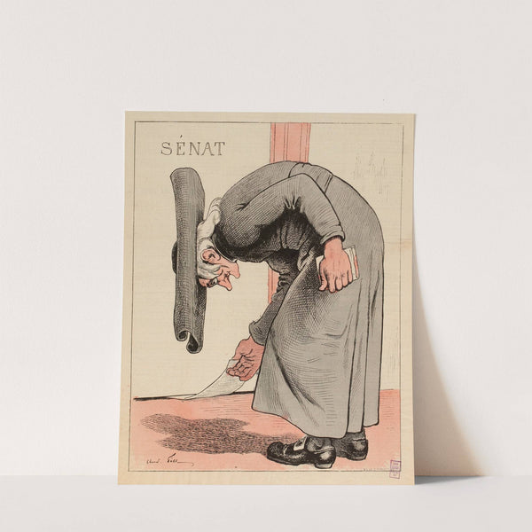 .Une carte de visite (1876) by André Gill