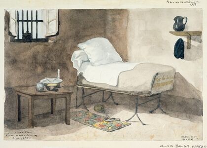 Une chambre de la prison des Madelonnettes — size preview
