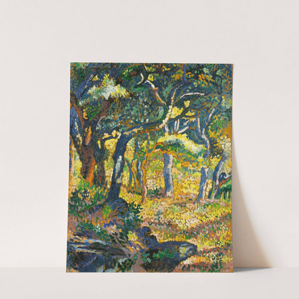 Une clairière en Provence (Étude) by Henri-Edmond Cross