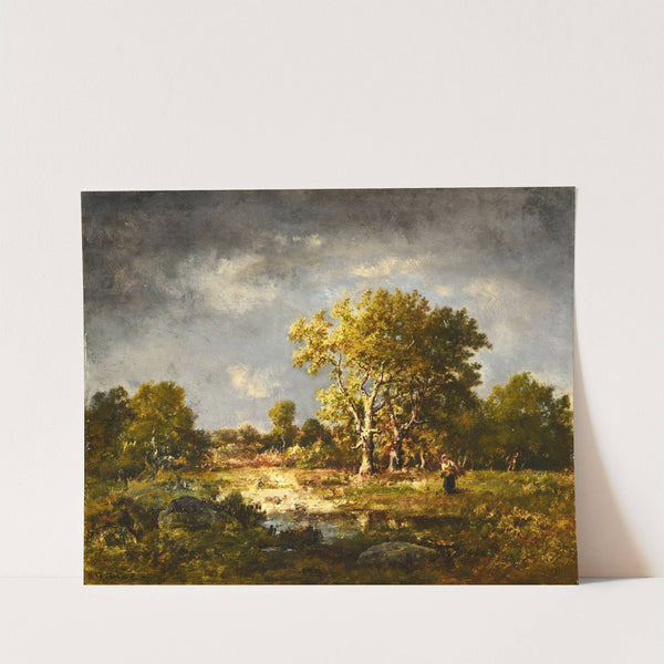 Une clairière by Narcisse-Virgile Diaz de La Peña