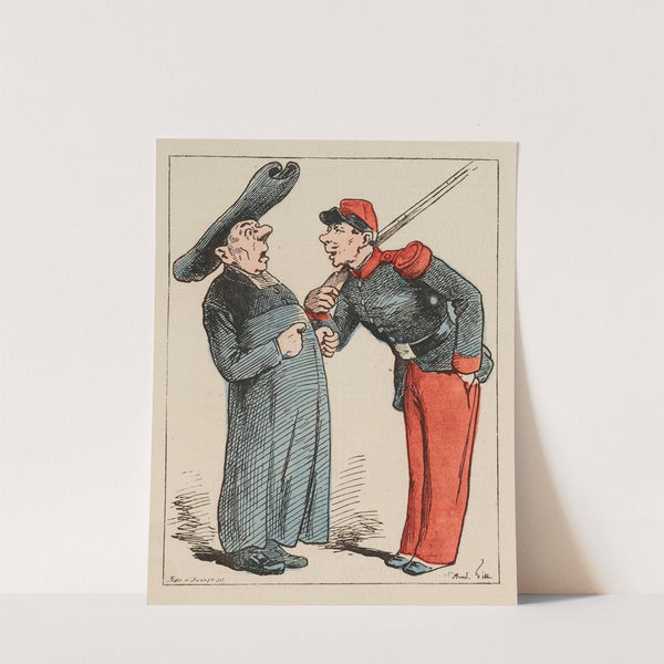 Une colle (1878) by André Gill