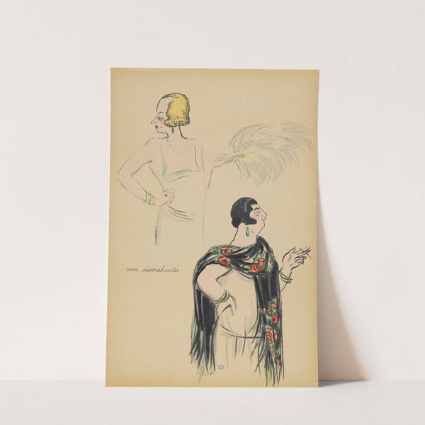 une désenchantée (1923) by Georges Goursat (Sem)