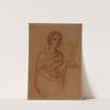 Une femme assise, peignant un vase by Pierre Puvis de Chavannes