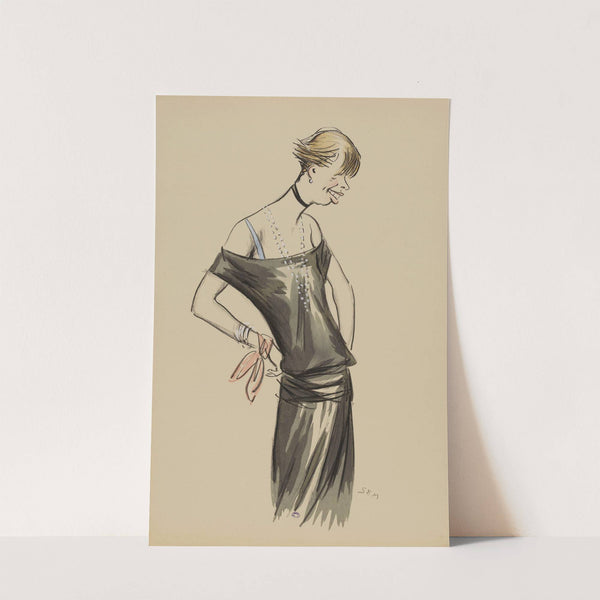 une femme (1920) by Georges Goursat (Sem)