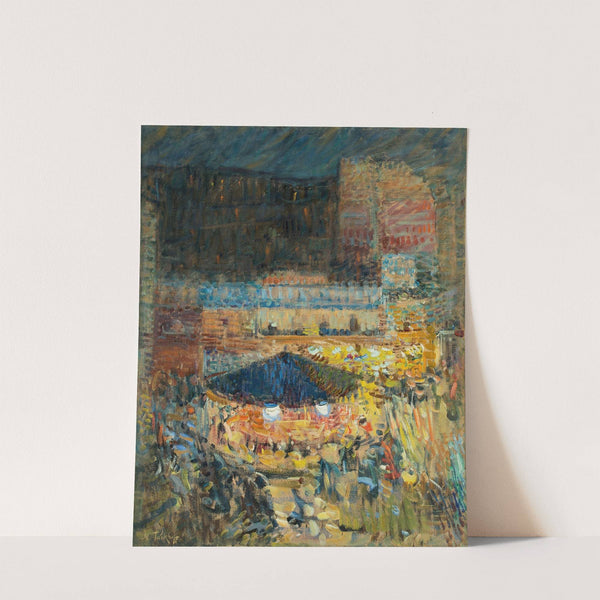 Une fête nocturne (Manège Place du Mène) by Nicolas Alexandrovitch Tarkhoff