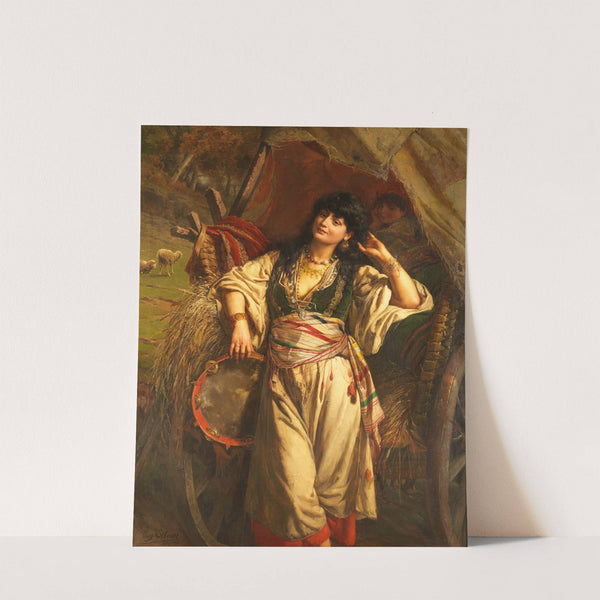 Une halte de Bohemiens by Eugène Siberdt