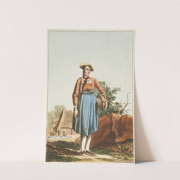 Une jeune Paysanne du Canton de Lucerne (1777-1779) by Caspar Wolf