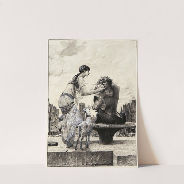 Une larme pour une goutte d’eau (1889) by Luc-Olivier Merson