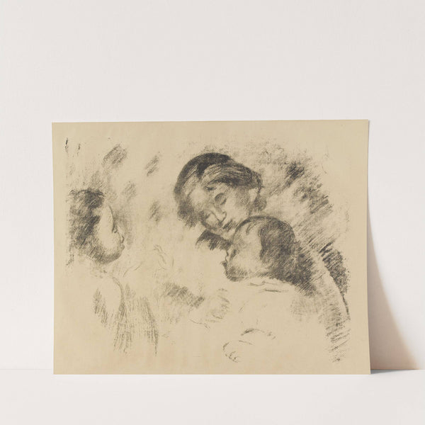 Une mère et deux enfants by Pierre-Auguste Renoir