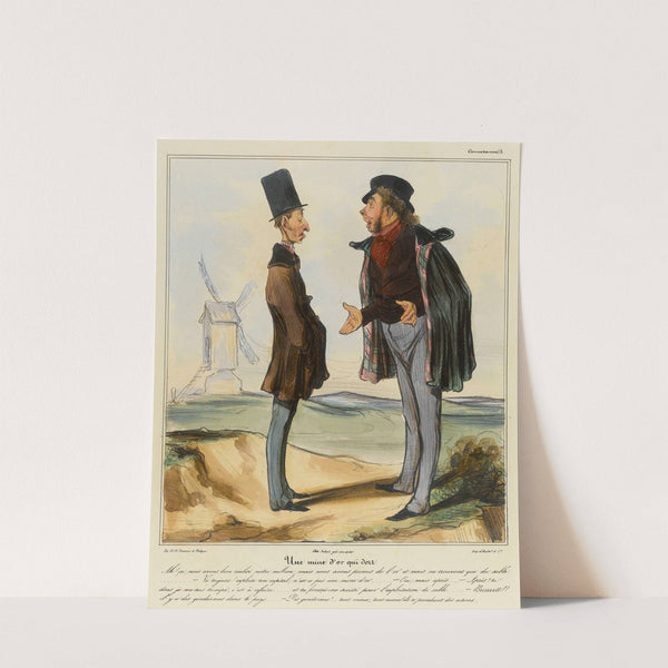 Une mine d’or qui dort (1836-1838) by Honoré Daumier