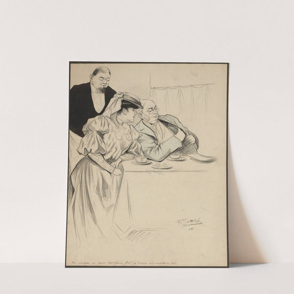 Une omelette au sucre, sept francs, Zut ça devient une omelette au sel (1905) by Fernand Louis Gottlob