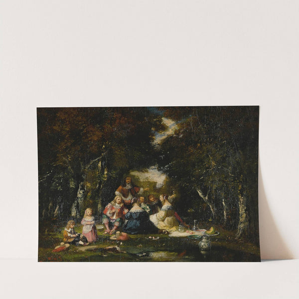 Une Partie de campagne by Narcisse-Virgile Diaz de La Peña