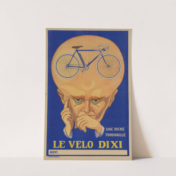Une riche trouvaille. Le vélo Dixi (1930) by Affiches Gaillard