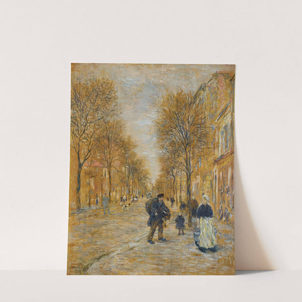 Une Rue à Asnières (1880) by Jean François Raffaëlli