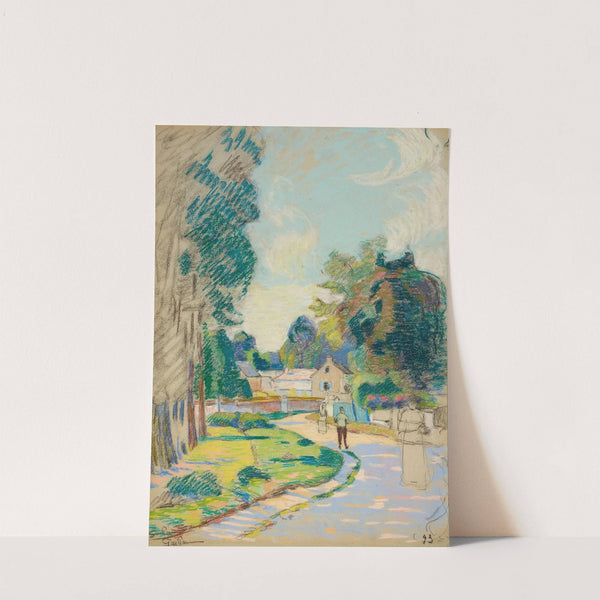 Une rue en Ile-de-France (1893) by Armand Guillaumin