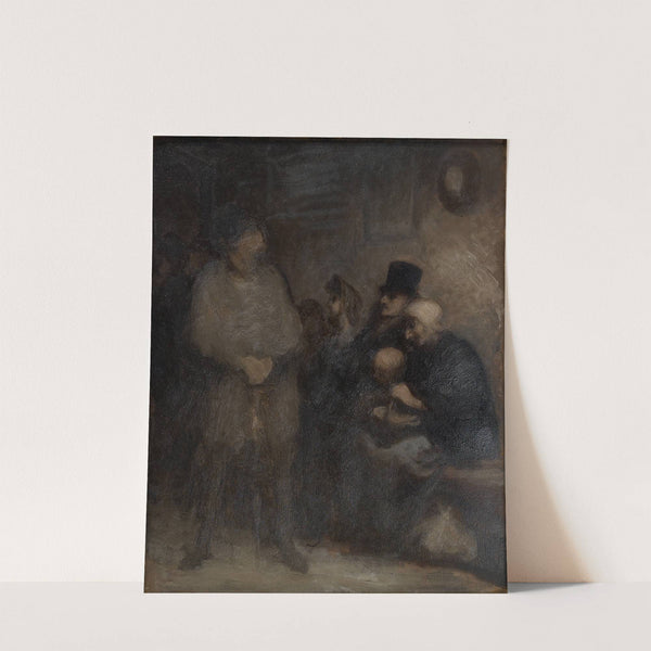 Une salle d’attente (The Waiting Room) (between 1850 and 1853) by Honoré Daumier