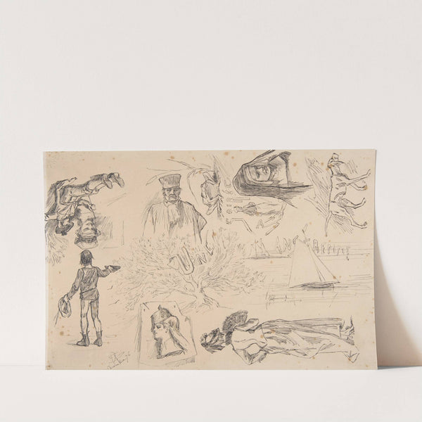 Une Soirée Anseremme (1876) by Félicien Rops