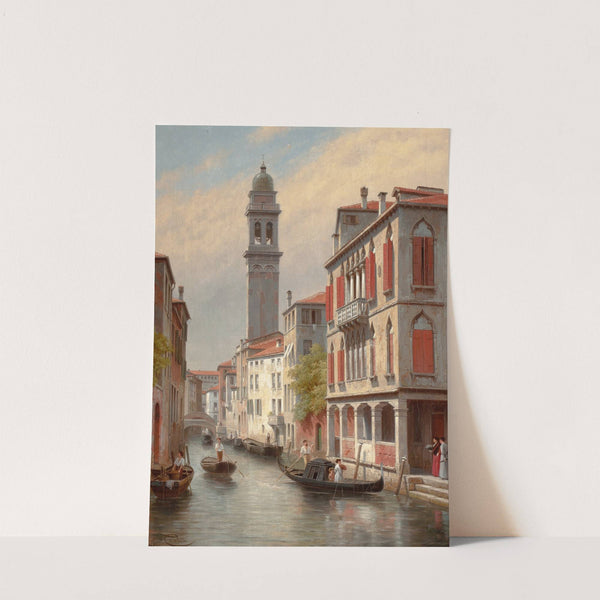 Une Vue a Venise, San Giorgio dei Greci, Italie by Jacques François Carabain