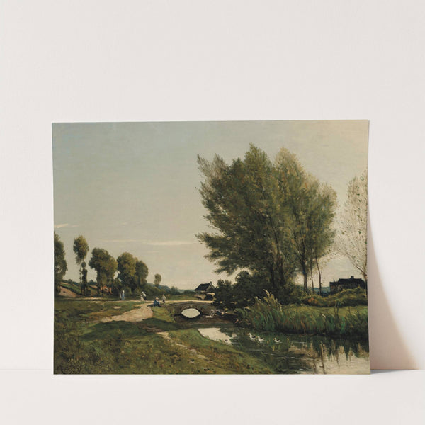 Une vue près de Saint-Privé (1884) by Henri-Joseph Harpignies