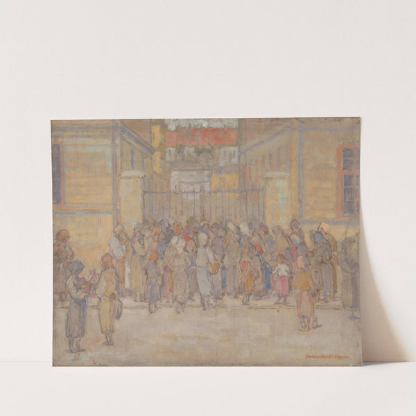 Unemployed by Elemír Halász-Hradil