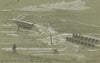 Unfinished dam on the enemies line