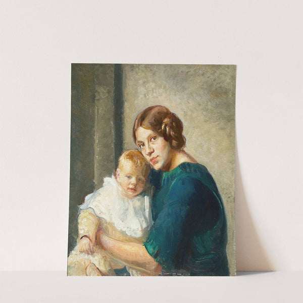 Ung mor med barn (1913) by Michael Ancher